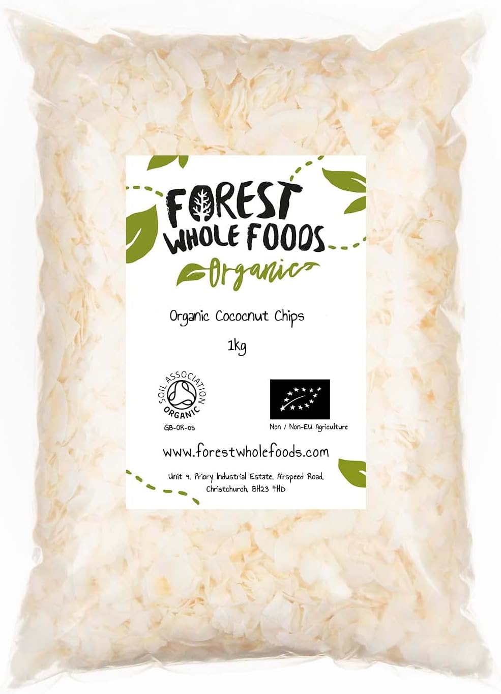 Forest Whole Foods - Organic Coconut Chips (1kg)