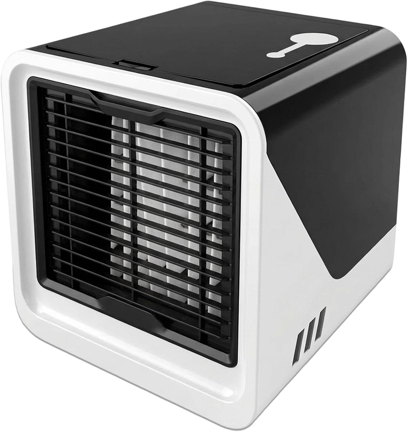 Portable Air Conditioner, Mini Air Conditioning Unit With 3 Speeds 7 Colors, 3 IN 1 USB Personal Humidifier Desktop Small Ac fan, Air Cooler with 500ml Large Water Tank for Office, Home, Room, Bedroom