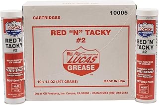 Stens Lucas Oil Red N Tacky Grease, (10 Pack)