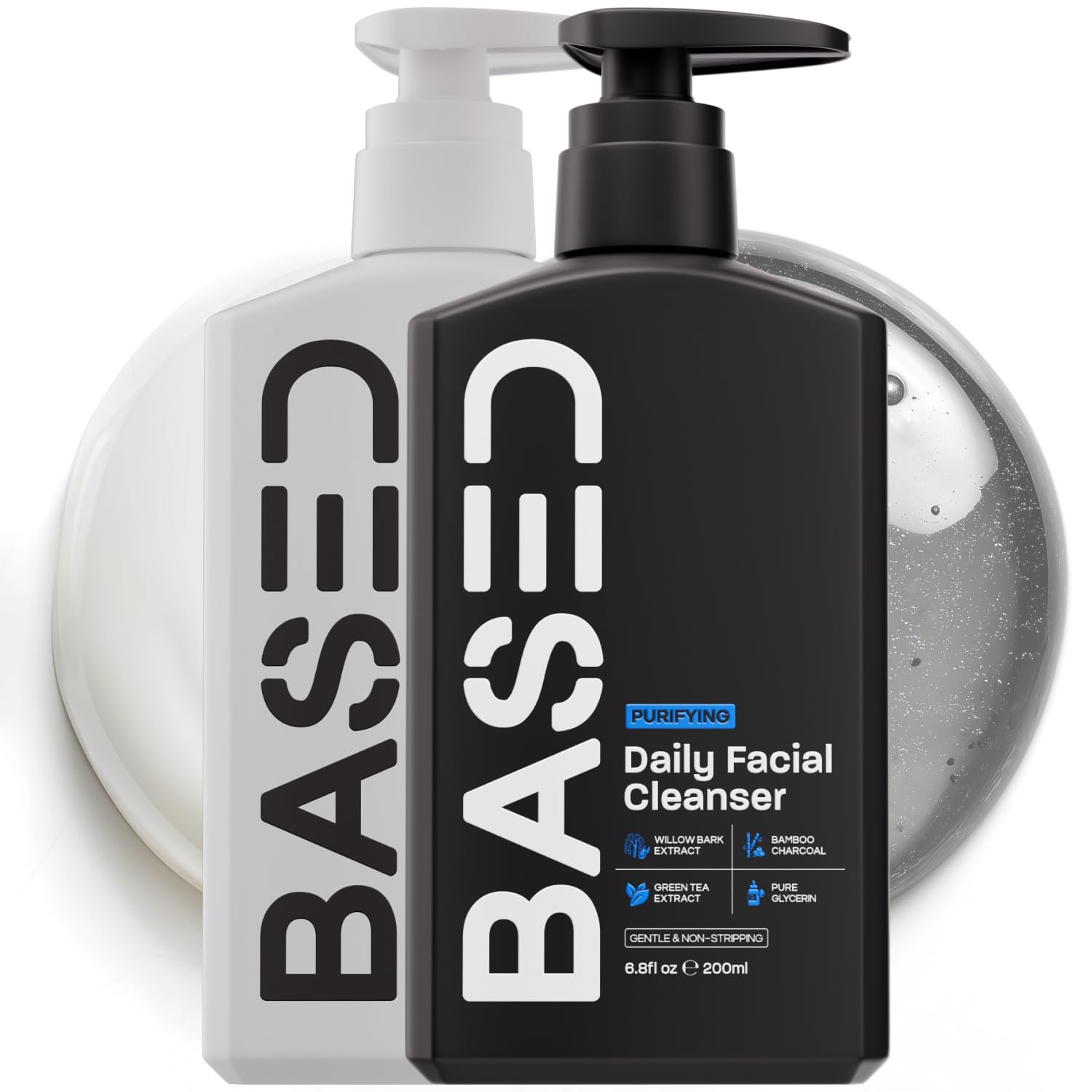 BASED Daily Skincare Duo | Purifying Face Wash + Restoring Moisturizer | Built For All Skin Types | High-Performance Ingredients | Science-Backed Formula