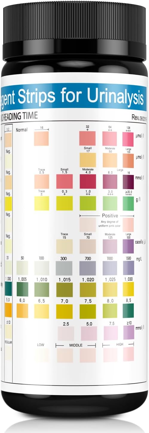 Urine Test Strips 11 Parameters 100 Count