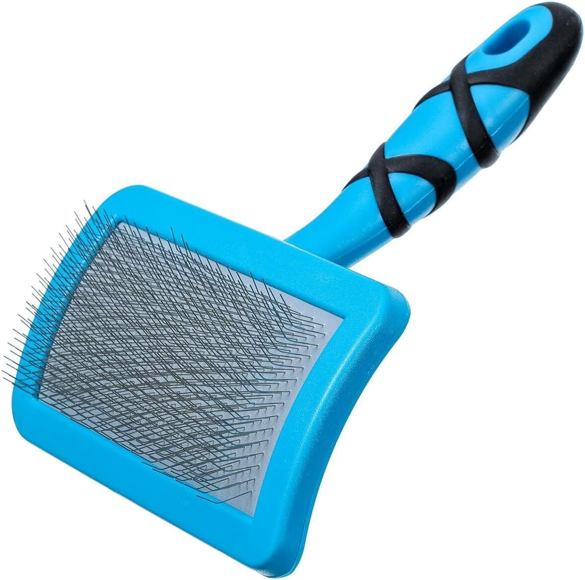 Groom Professional Curved Soft Slicker Dog Brush - Dog Grooming Brush - Dematting Brush for Dogs - Soft Graded Slicker Brush - Great for Soft Coats - Perfect for Everyday Grooming - Small