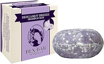 Kensington Protective Products BEX BAR Shampoo Bar with Rice Water Protein and Vit B5, 1 Pack - Bergamot Breeze 3oz