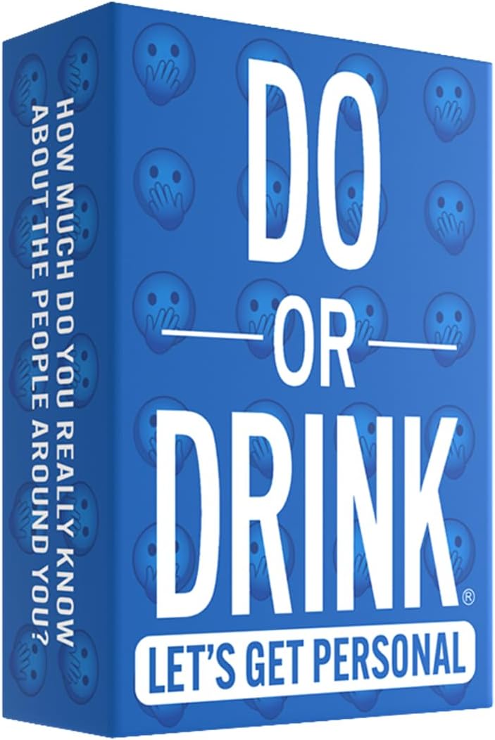 Do or Drink Conversation Edition - Talking Cards for Adults - 250 Cards to Get to Know Your Friends Better Fun Drinking Game for Adults and Conversation Starter Cards for Game Night