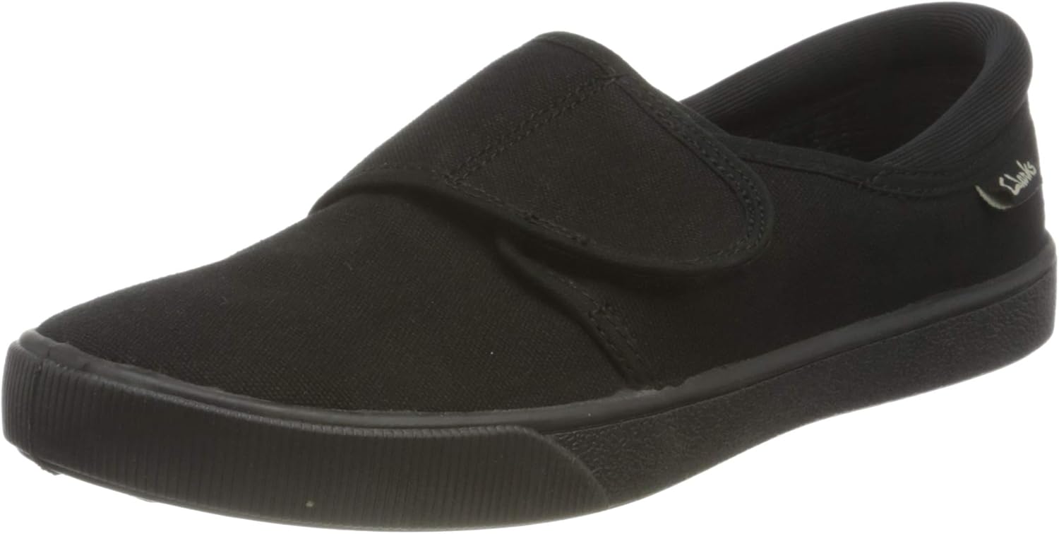 Clarks Girl's Hopper Go School Plimsolls