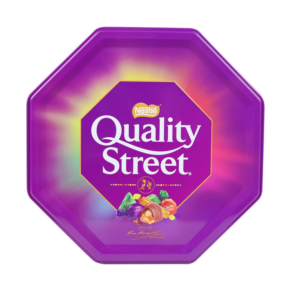 Quality Street Chocolate Tin (1 Unit Per Order) - Gourmet Christmas Gift for the Holidays