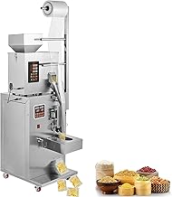 Automatic Particle Packing Machine 1-100g, 10-15 Bags/min Multi-Function Weighing Filling Sealling Mchine, Powder Mixer Machine for Tea Seeds Grains Flour Beans Glitter