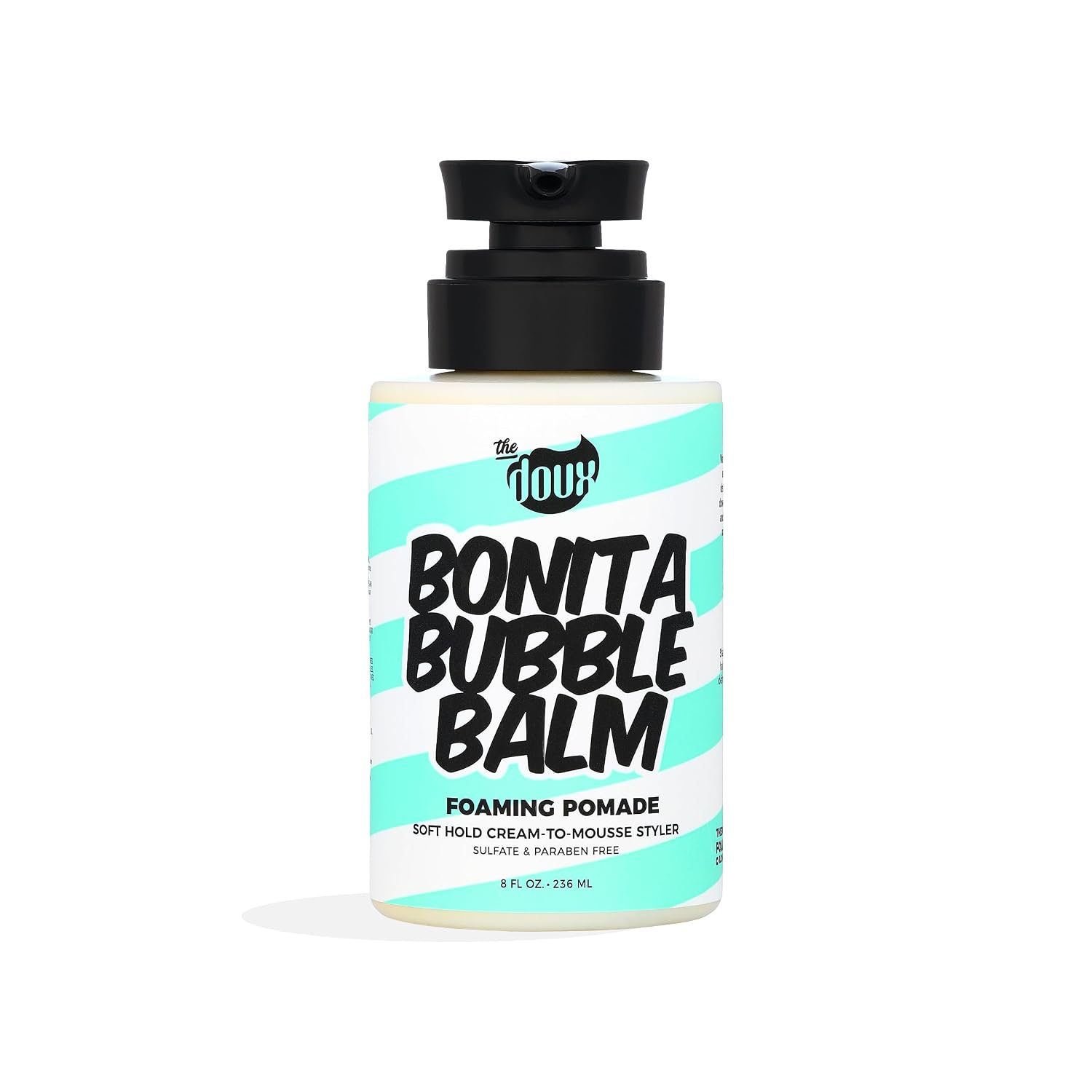 Bonita Bubble Balm Foaming Pomade – Cream to Foam Styling Pomade for Curly Hair, Wavy Hair & Natural Styles – Lightweight Hair Mousse Alternative with Shine, Frizz Control & Definition, 8oz