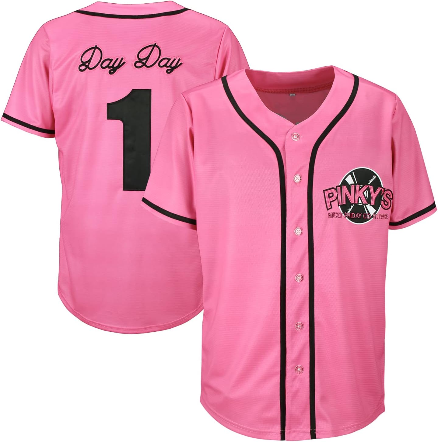 Men's Pinky's Next Friday Movie Baseball Jersey Day Day CD Store Sports Fan Hip Hop Jerseys Stitched