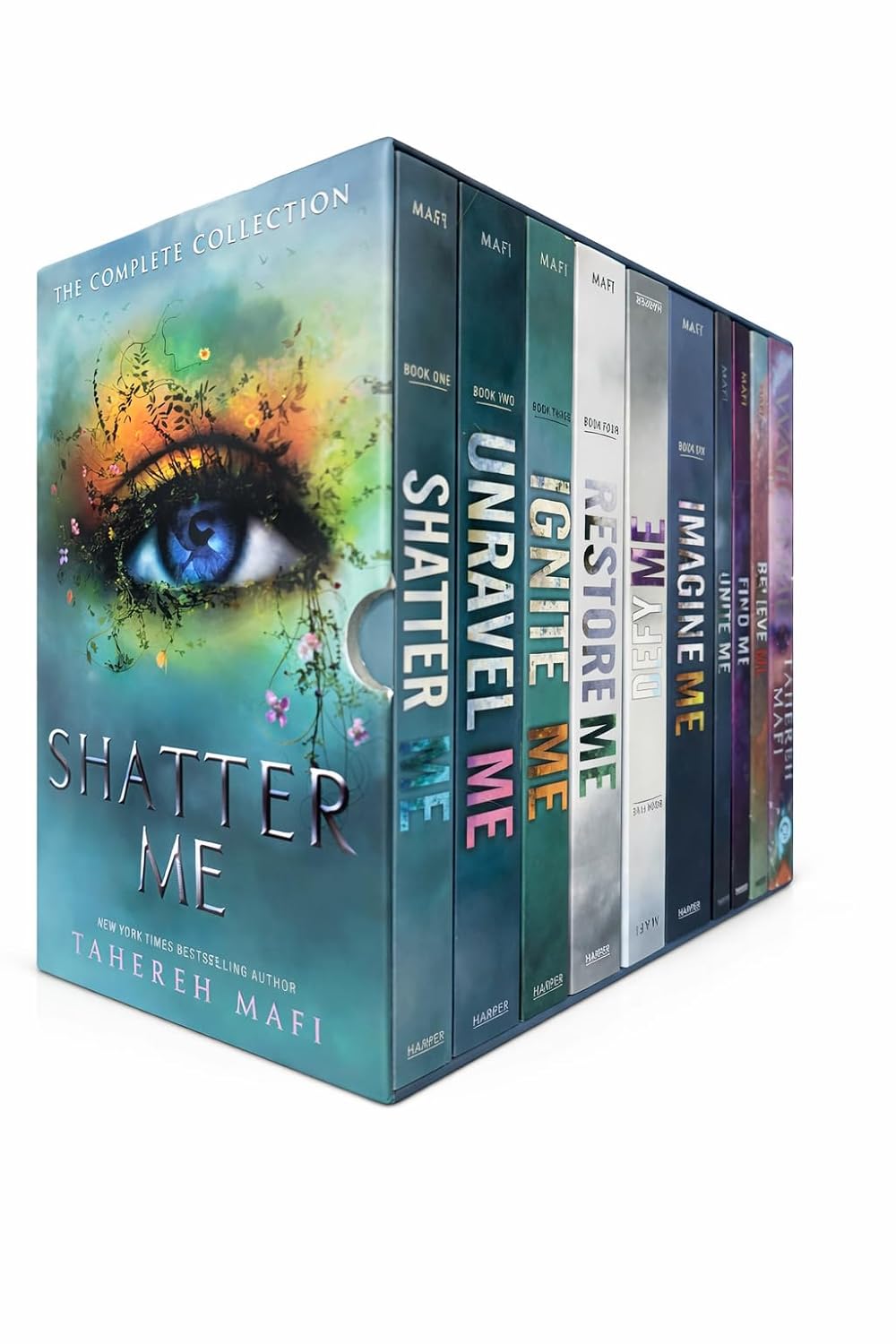 Tahereh Mafi Shatter Me Complete 10-Book Series Collection Box Set