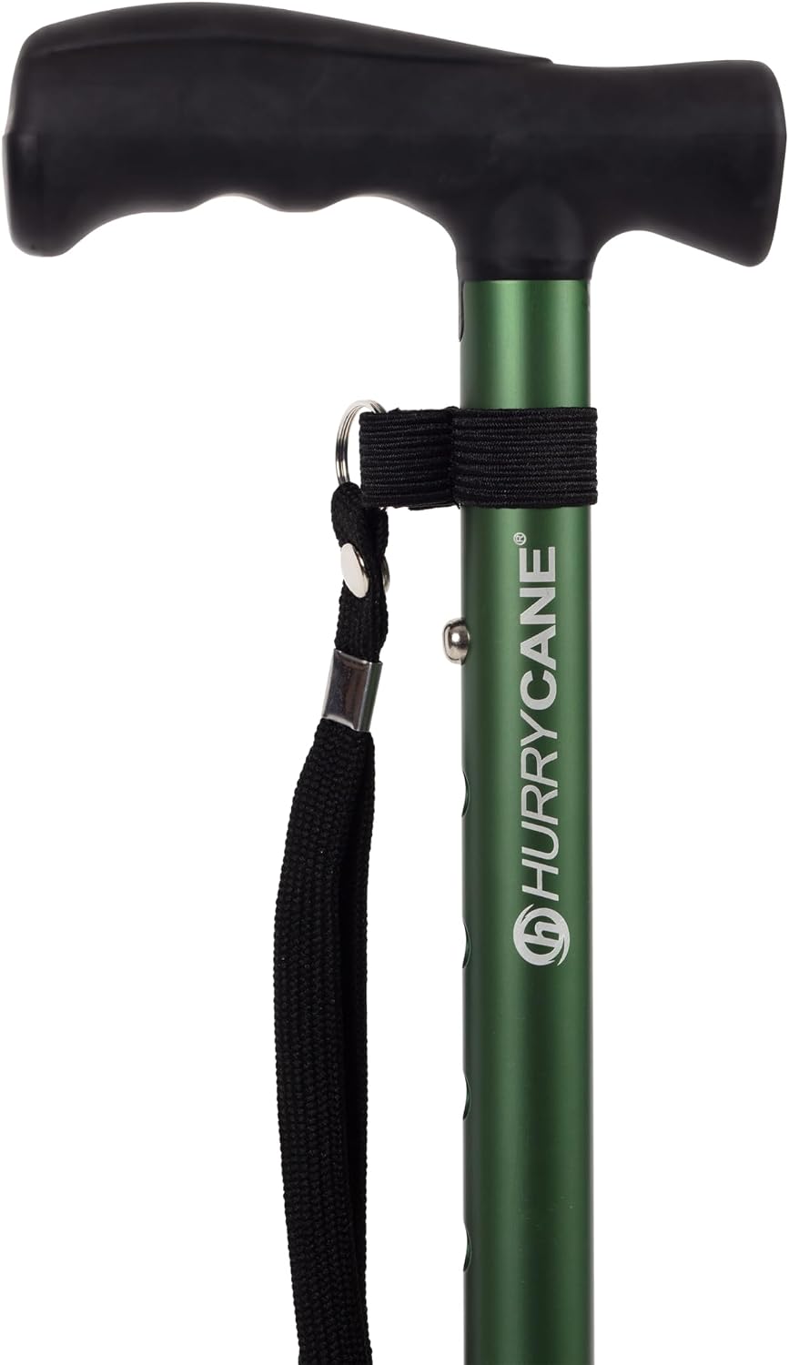 Drive Devilbiss HurryCane - Comfort Edition Walking Stick in Pastel Green