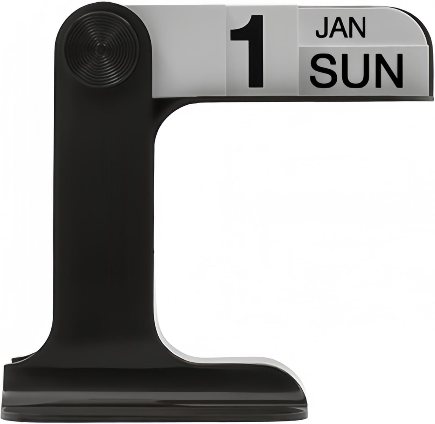 Beleda Flip Perpetual Calendar, Desk Calendar 2024-2025 For Daily Office Home Decor Desk Ornament Desk Accessories Home Office Decor Monthly Weekly Daily Desktop Perpetual Calendar (Black)