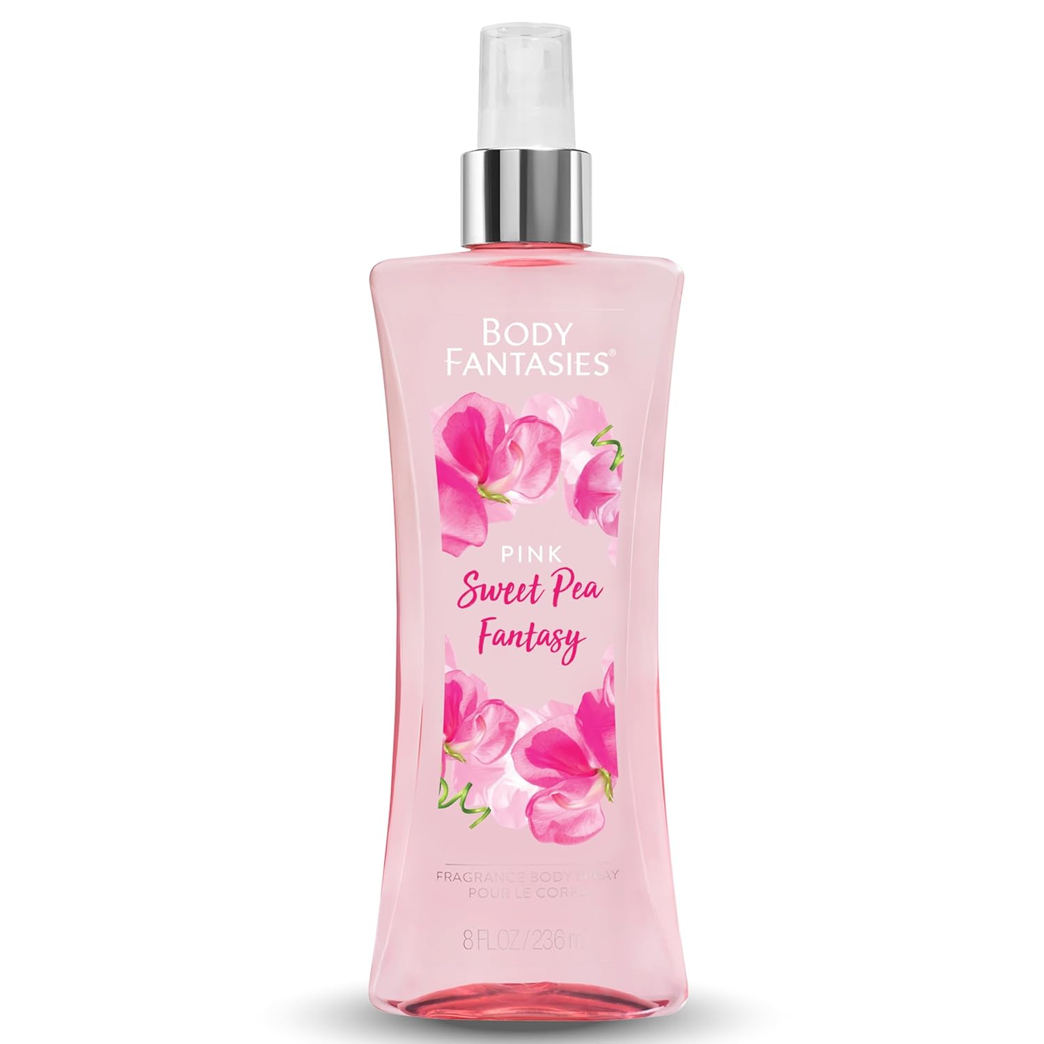 Body Fantasies Signature Pink Sweet Pea Fantasy By Parfums De Coeur Body Spray 8 Oz Women