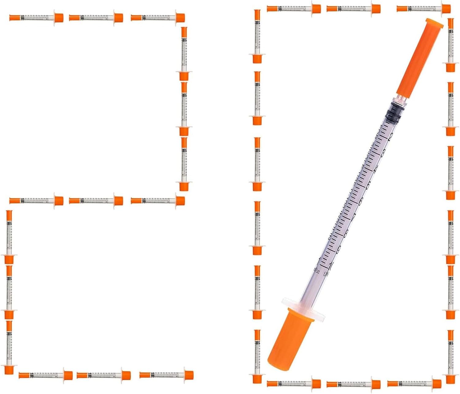 20 pack 1ml 0.31x8mm Plastic Multiple Uses Measuring Tools,Dispensing Measuring Tool,laboratory accessories, individually sealed packaging