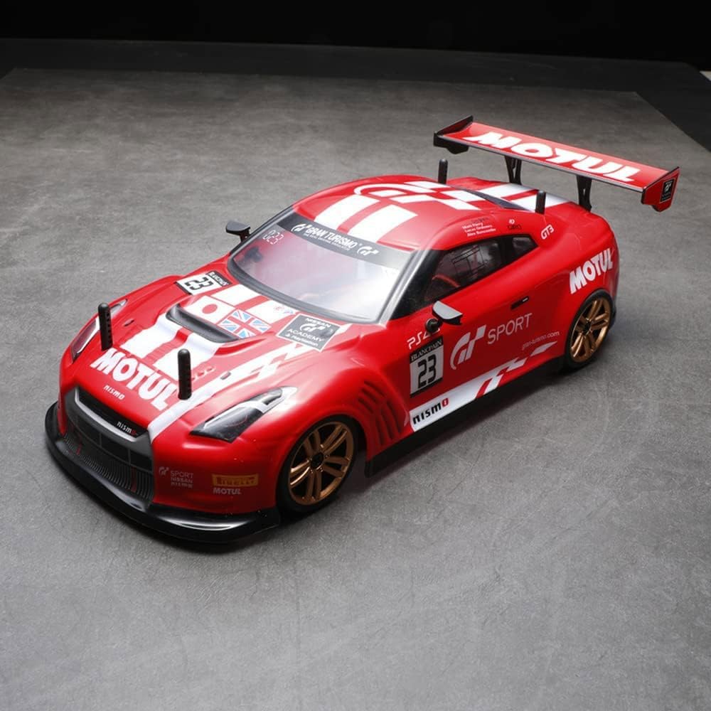 QIYHBVR RC Drift Car, 1:18 Remote Control Car 4WD Drift RC Cars Vehicle With LED Light 50km/h High Speed Racing RC Drifting Car RTR Gifts Toy For Boys Kids
