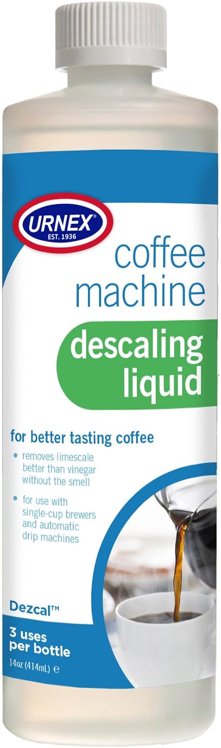 Urnex Coffee Machine Descaling Liquid, 14 Fl. Oz. (25-DZL-UX014)