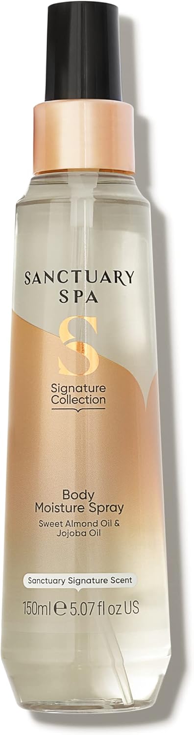 Sanctuary Spa Body Moisture Spray, No Mineral Oil, Cruelty Free and Vegan Body Spray Moisturiser, 150 ml