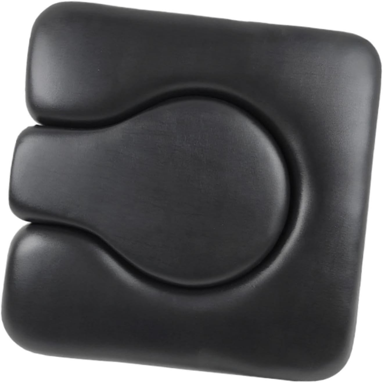 Harilla Commode Chair Seat Pad, PU Leather Soft Pad Cover, Commode Seat Cushion for Bedside Commode Seat, Black Gourd