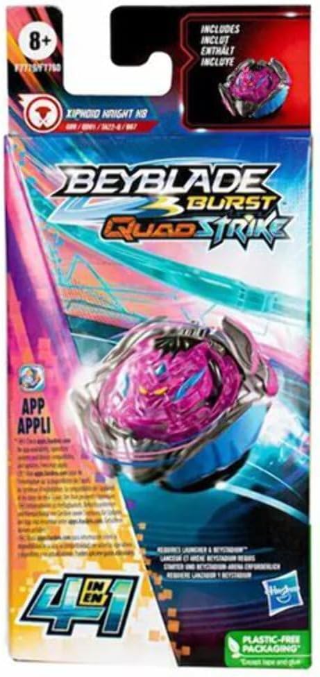 Beyblade Burst QuadStrike Single Pack Tops - Xiphoid Knight H8