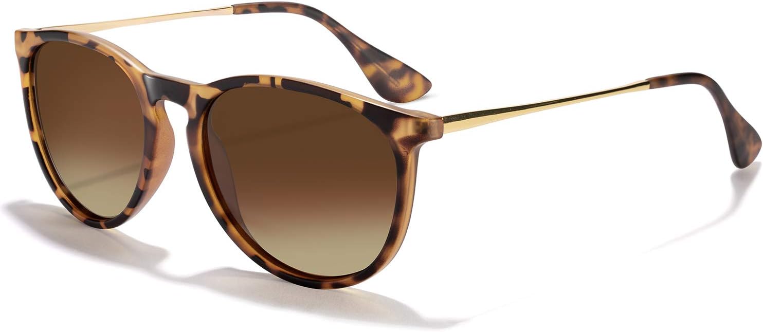 CHBP Polarized Sunglasses for Women Men - Trendy 2025 Vintage Classic Retro Round Mirrored Lens Designer Style