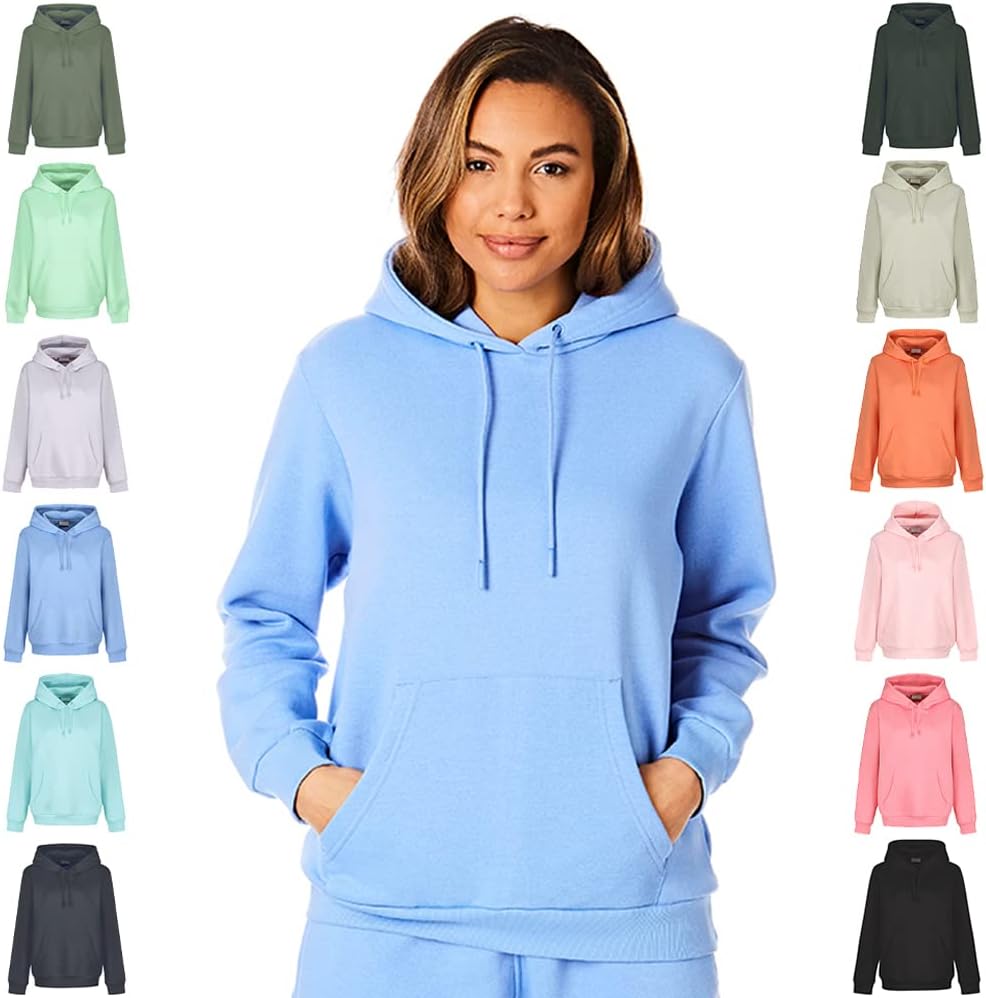 Light & Shade Women's Pullover Hoodie Hooded Sweat Top