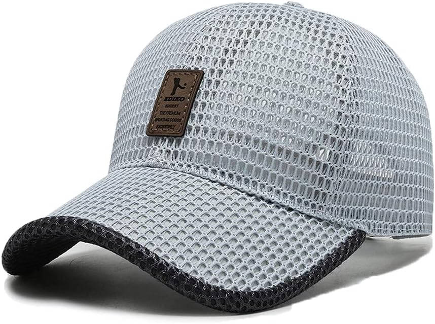 YAMEE Summer Mesh Baseball Cap for Men Women Trucker Mesh Hat Baseball Hats Outdoor Sports Running hat