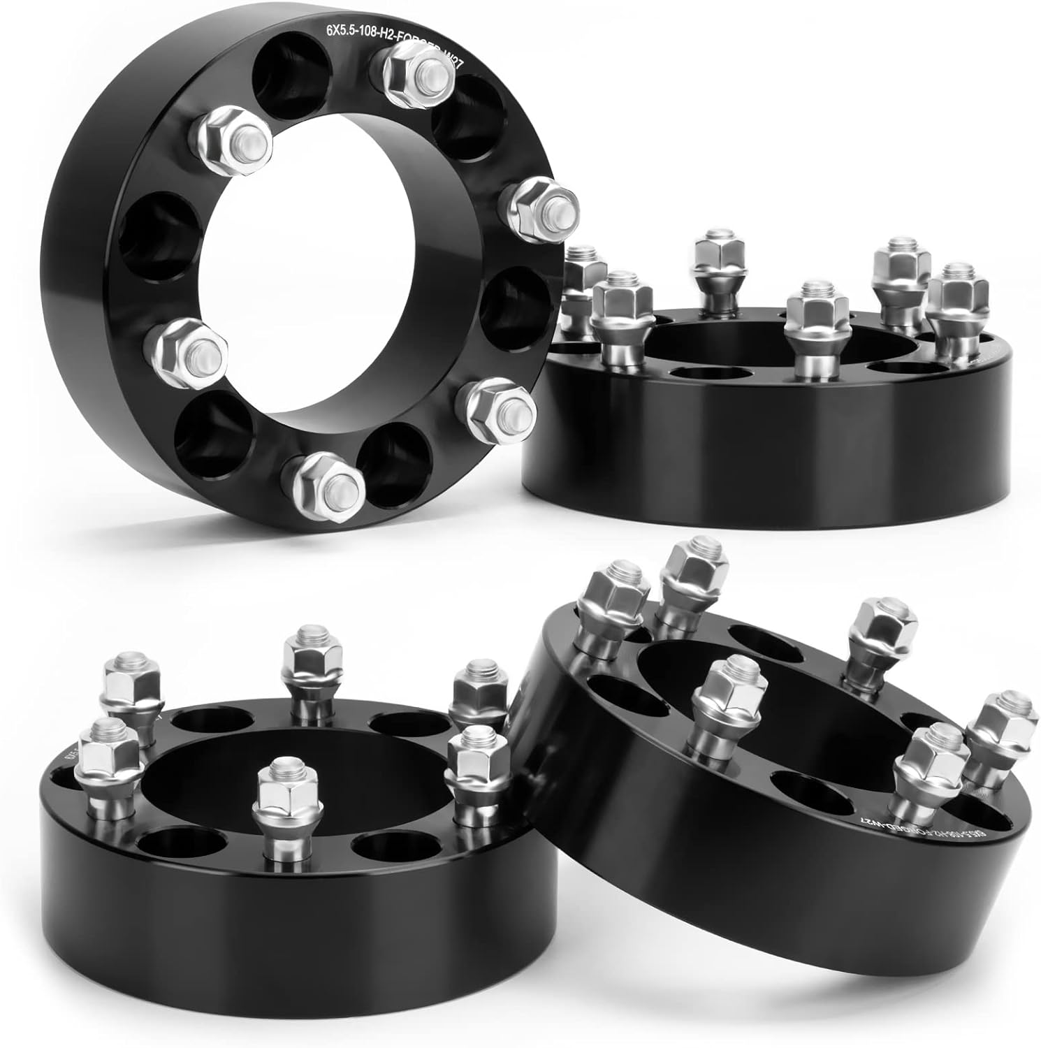 KSP 2in 6x5.5 Tacoma Wheel Spacers, 6x139.7 Tire Spacer fit for Toyota Tundra 4Runner FJ Land Cruiser Sequoia, 50mm Forged Lug Centric Spacer 108mm Hub Bore with M12x1.5 Thread Pitch, Not Hubcentric
