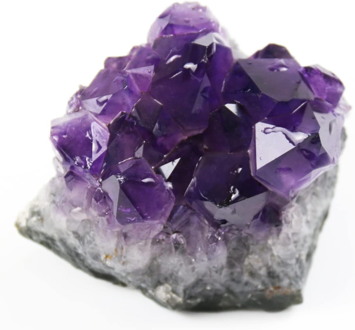 Nvzi Amethyst Crystals, Amethyst Cluster, Amethyst Clusters for Witchcraft, Amathesis Crystal, Raw Amethyst, Natural Amethyst Geode Cave Crystals and Healing Stones(50G)