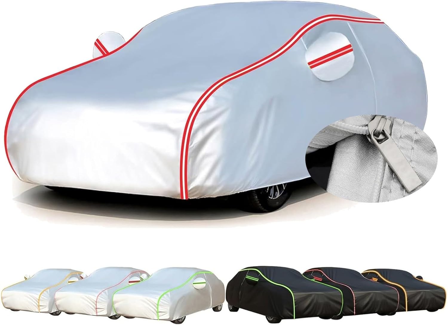Car Cover for Hyundai Sonata Ⅶ.5 2017-2019 (485.4 x 186.4 x 147.1cm),Four-Season Outdoor Waterproof Cover, Dustproof,UV-Proof,Bird Droppings-Proof,Breathable,Scratch-Resistant