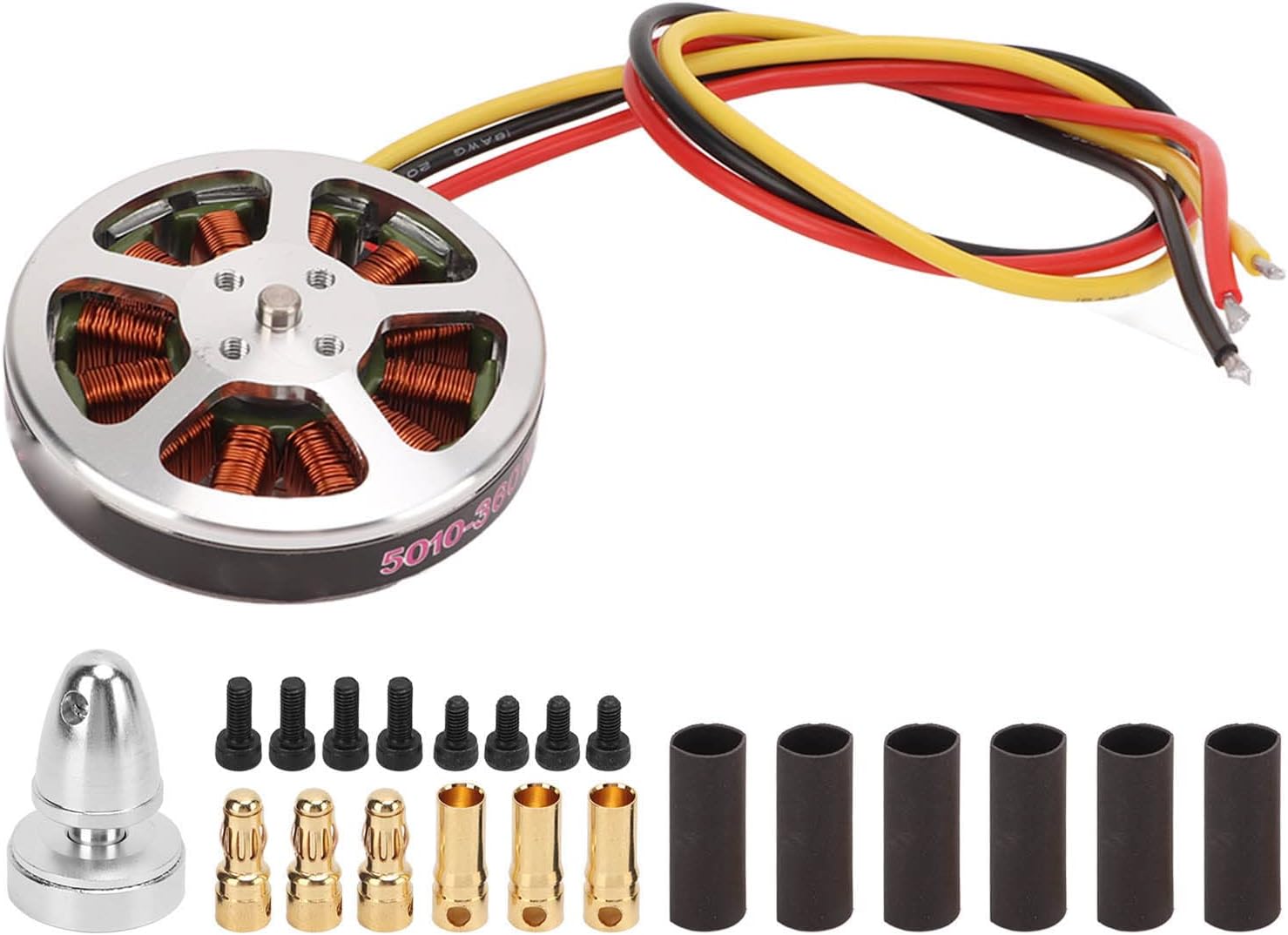 5010 360KV Brushless Motors High Torsion RC Drone Brushless Motor Ideal for Multirotor Quadcopter Drone and RC Multi Axes Aircraft With Aluminium Alloy Housing Copper