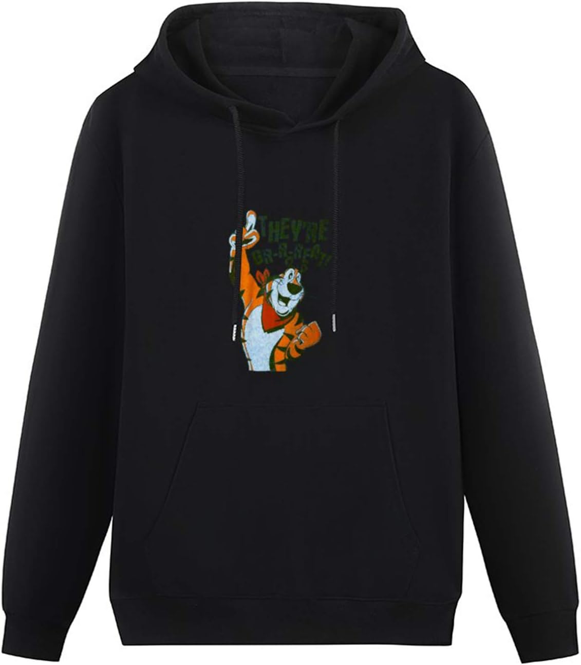 EVERBAB Men's Workwear Pullover Hoody Tony The Tiger Kellogg'S They'Re Gr R Reat Long Sleeve Sweatshirts