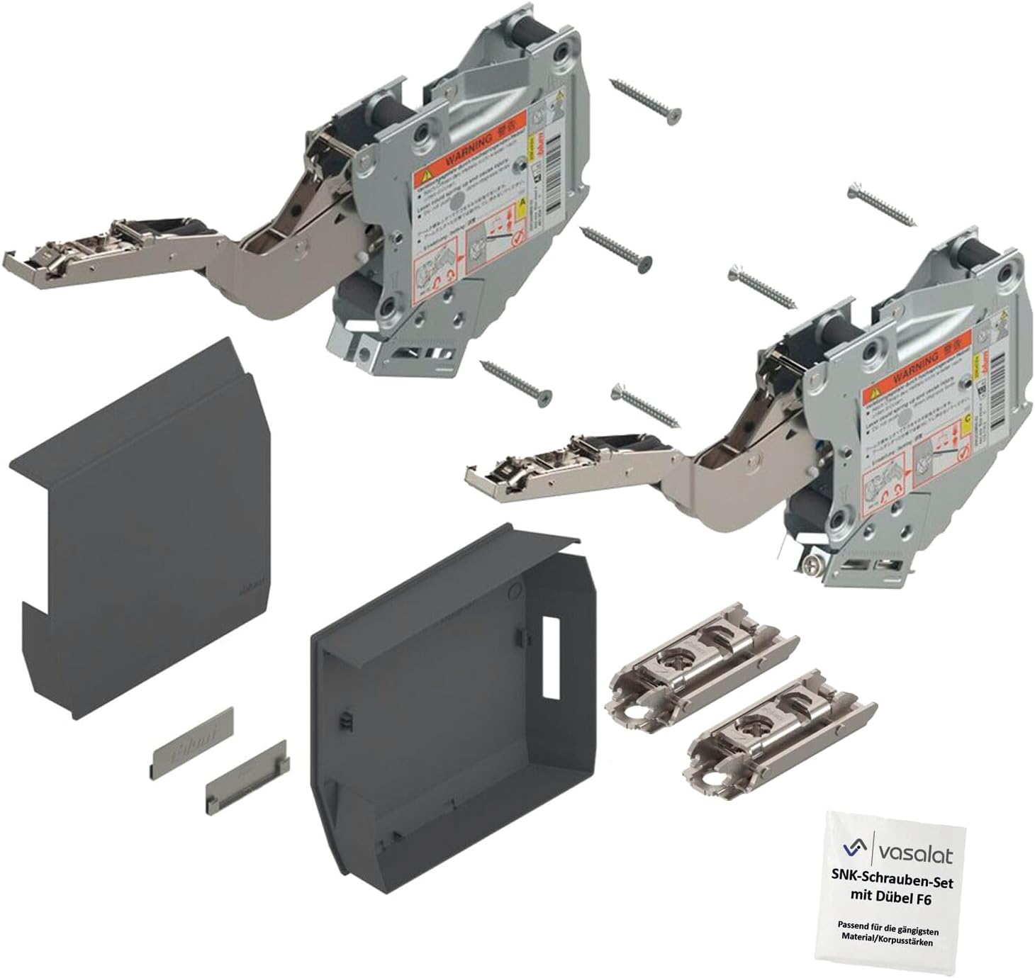 Blum Aventos HK-S Power Storage Unit 960-2215 Deep Grey Folding Fitting with Mounting Plate