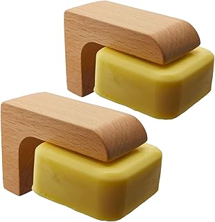 (2sets) Wood Magnetic Bar Soap Holder for Shower Wall,Magnet Air Dry Soap Saver Self Draining, Eco-Friendly Wooden Soap Dish for Soaps & Beard Shampoo Bars