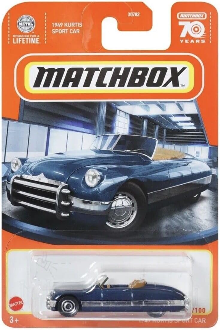 Matchbox 1949 Kurtis Sport Car (Navy Blue) 46/100