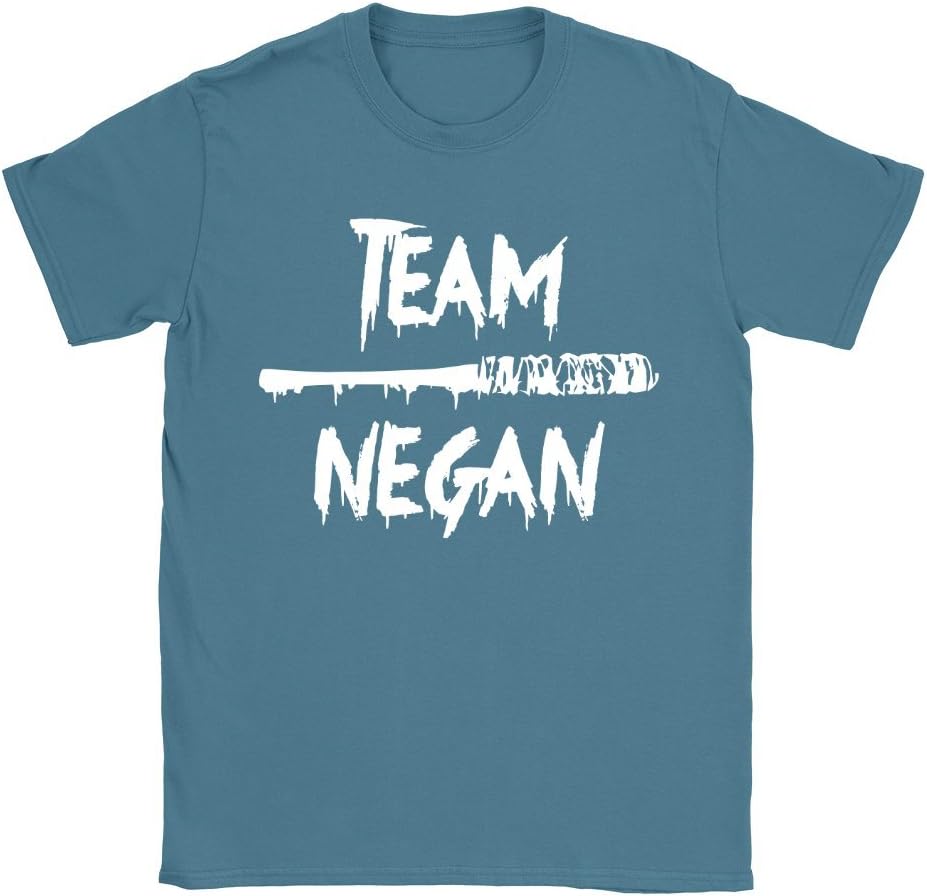 Team Negan Mens T-Shirt Walking Dead The Saviors Gift Funny Top Lucille