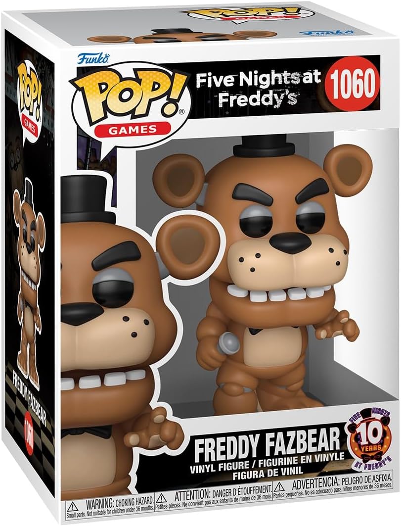 Funko POP! Games: Five Night's at Freddy's (FNAF) - Freddy - Collectable Vinyl Figure - Gift Idea - Official Merchandise - Toys For Kids & Adults - Model Figure for Collectors and Display