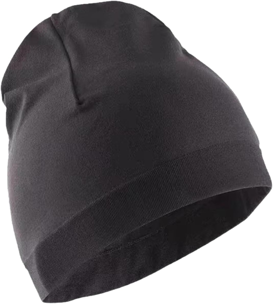 Men's Skull Caps, Breathable Running Beanies, Outdoor Sports Hat, Quick-Dry Thermal Cap, Versatile Cycling & Marathon Headwear, Comfortable & Versatile Activewear Skull Cap Black