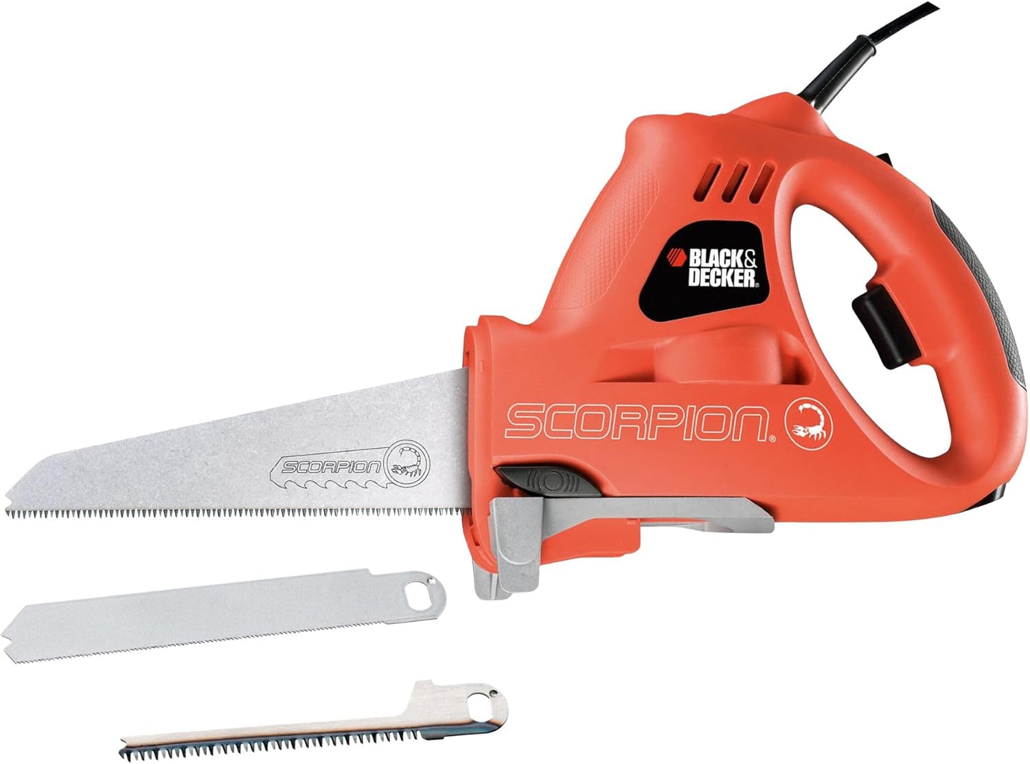 BLACK+DECKER 400W Scorpion Powered Handsaw with 3 Blades, KS890ECN-GB