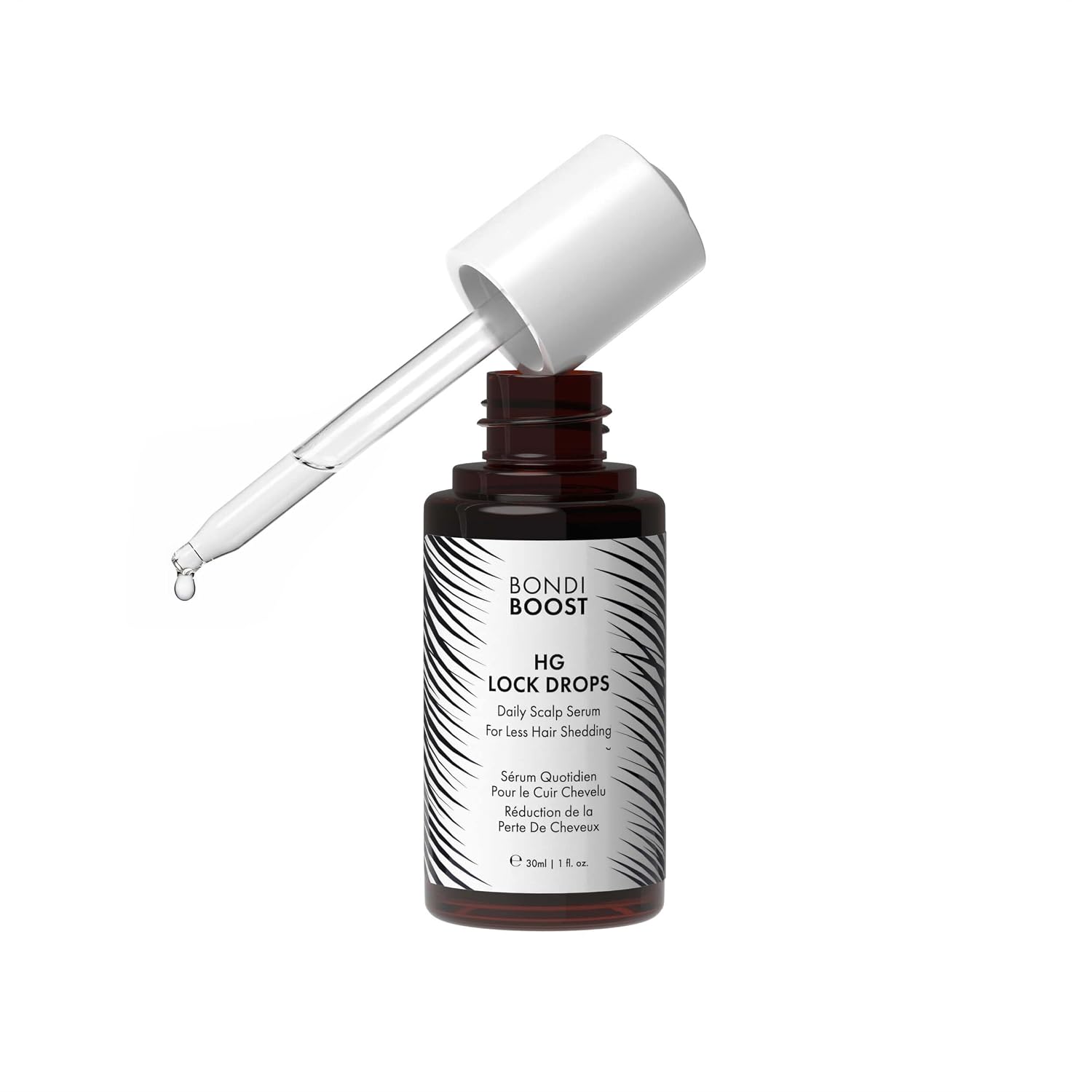 BondiBoost HG Lock Drops Daily Hair Serum for Women – Non-Greasy, Reduces Hair Thinning, Stimulates Scalp, Supports Thicker Fuller Hair – Vegan, Color-Safe, Lightweight for All Hair Types & Textures