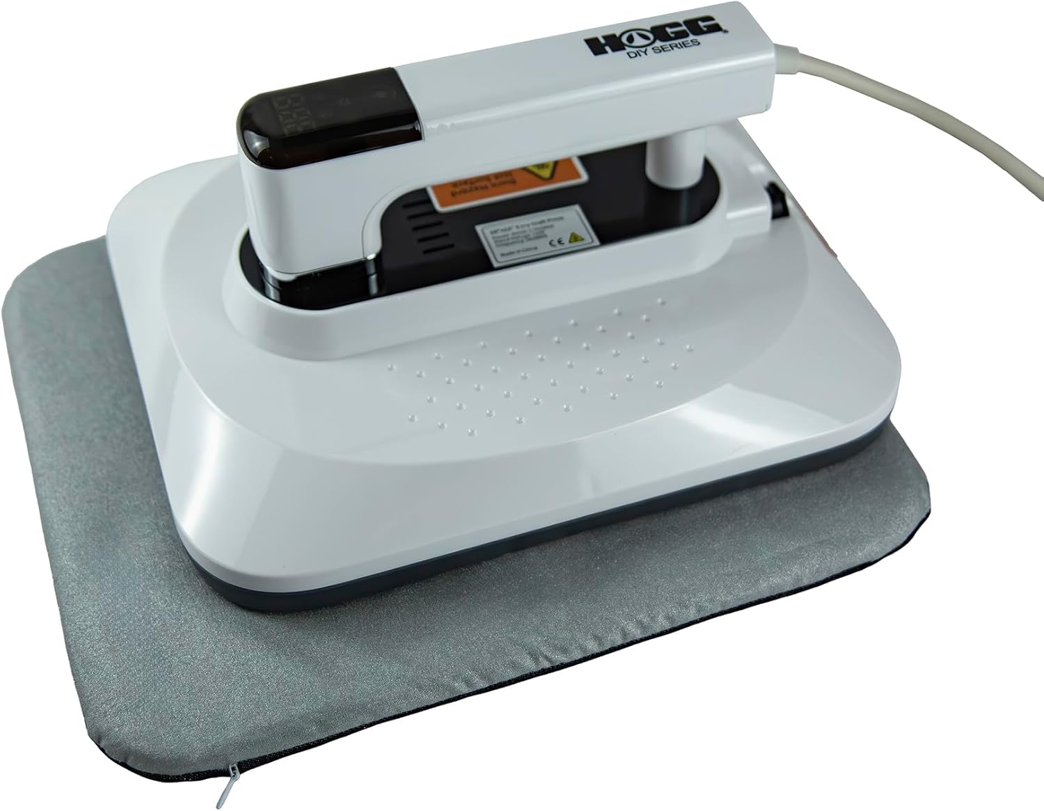 Hogg Heat Press Machine for T Shirts - DIY Series, Hand Held (10" x 12"), Craft Heat Press for Shirts, Hats, Tote Bags, Machine for HTV, DTF, DTG, Temperature Range 0 to 392 F
