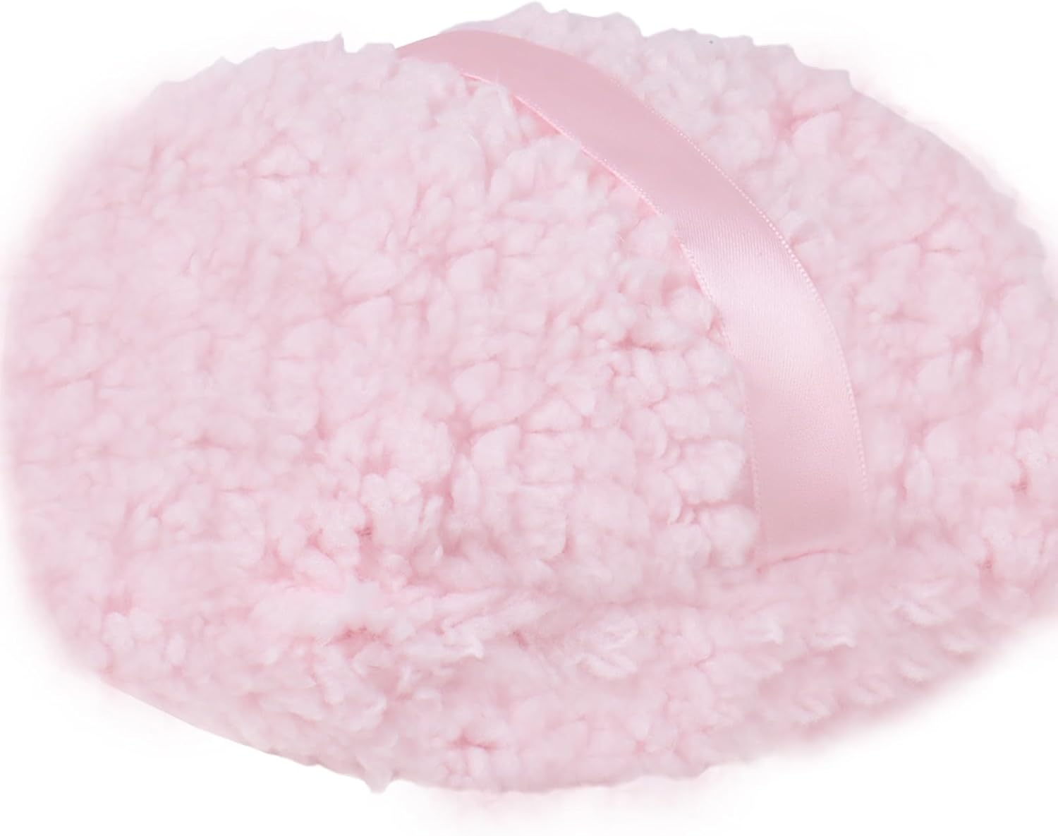 Extra Soft Powder Puff, 6" x 3" Large Body Powder Applicator, Loose Dusting Powder Puffs for Women (Only Pink Puff)