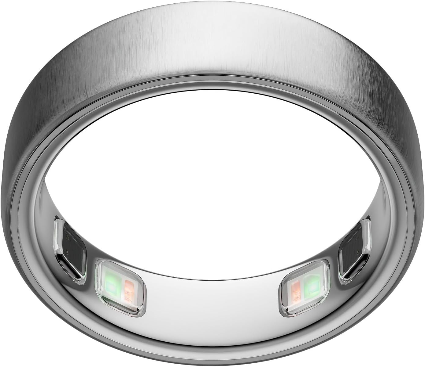 Oura Ring 5 Brushed Silver - Size 9 - Size Before You Buy