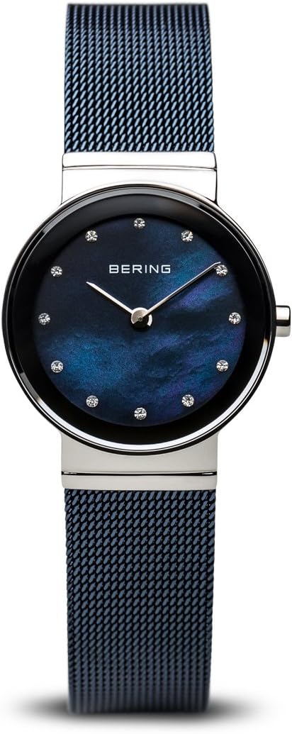 BERING Women's Quartz Movement Watch - Classic Collection with Stainless Steel and Sapphire Glass 10126-XXX