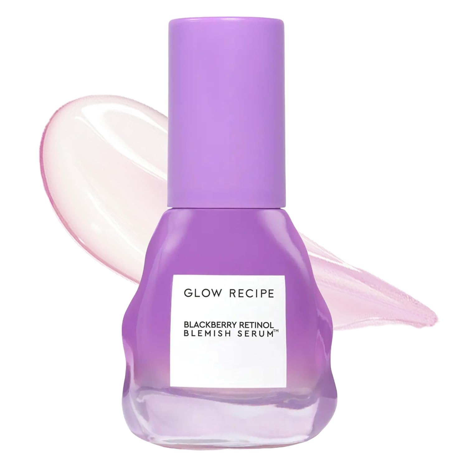 Glow Recipe Gentle Blackberry Retinol Night Serum - Anti Aging Korean Face Serum for Sensitive Skin + Hydrating Triple Retinoids & Glycerin to Clarify Blemishes, Smooth Texture, Lines & Wrinkles, 30ml