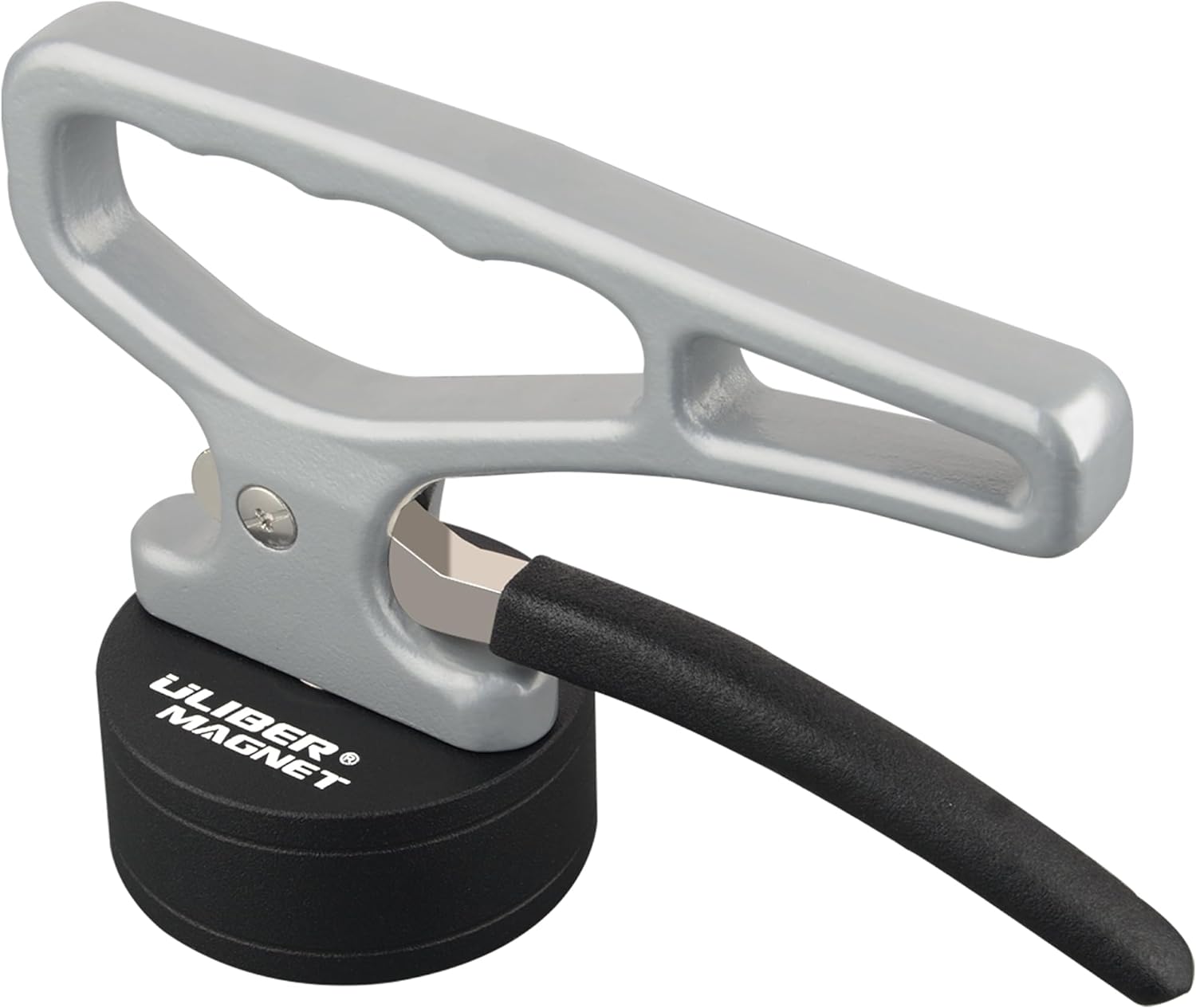 ULIBERMAGNET Heavy Duty Strong Magnetic Pickup Tool,Magnetic Lifting with Quick Release,Portable Material Collector with Ergonomic Handle for Iron Plate,Tool Steel,Laser Cutting