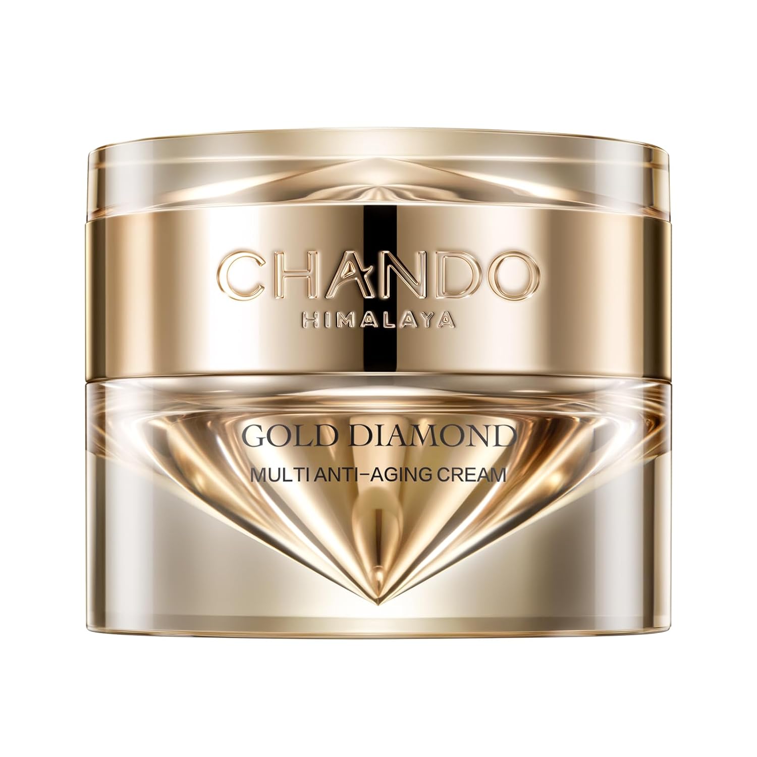 Gold Diamond Multi Anti-aging Cream (55g/1.94oz) - Super Multi-Corrective, Sculpting, Firming, Tightening, Anti-Wrinkle, Moisturizing Night Cream with Tri-peptide, Hyaluronic Acid