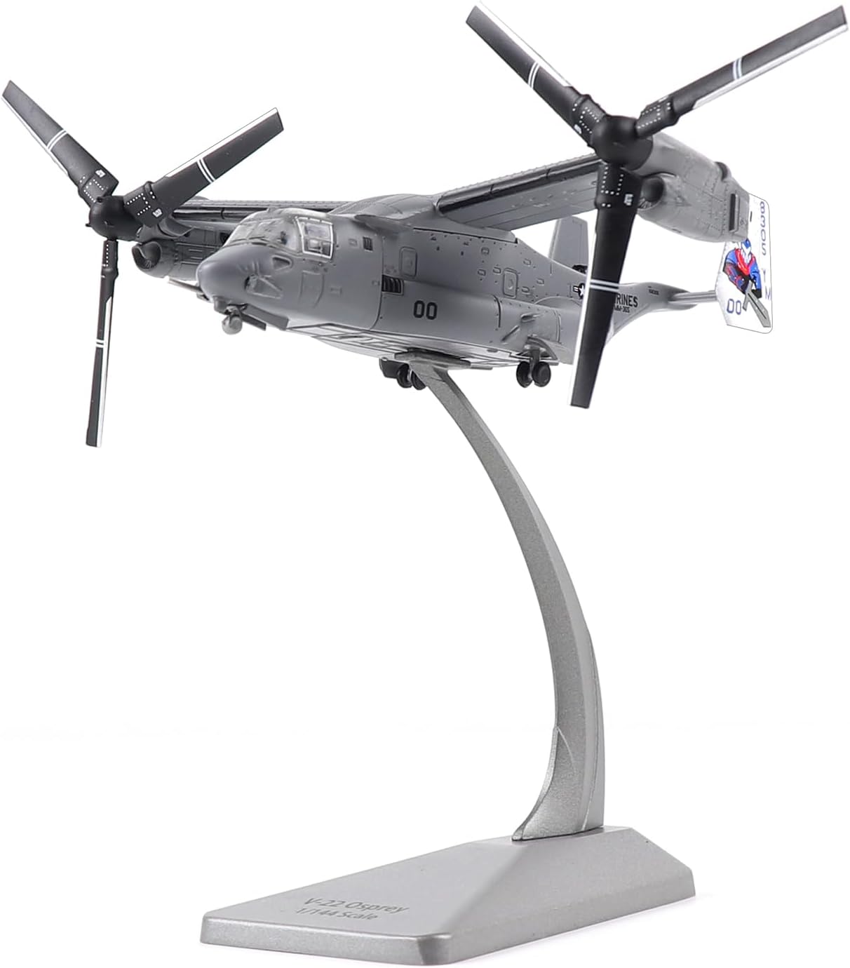 NUOTIE V-22 Osprey 1/144 Scale Model Aircraft Kits, Military-Themed Metal Die-cast Model Airplane, Foldable U.S. Navy Model Aircraft Kit