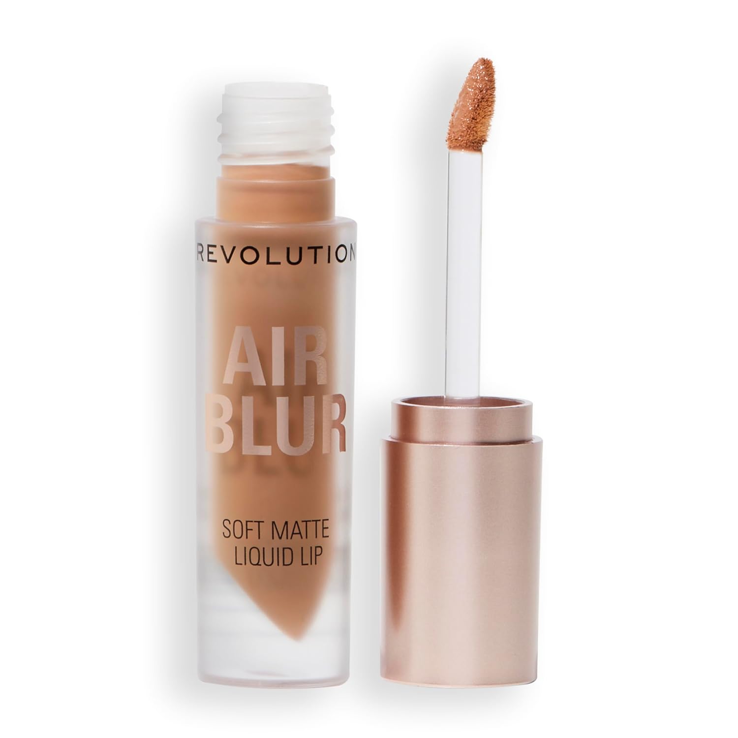 Revolution, Air Blur Matte Liquid Lipstick, Long-Lasting Lip Color, Face Makeup, Vegan & Cruelty-Free, Cool Natural Nude, 0.11 fl oz