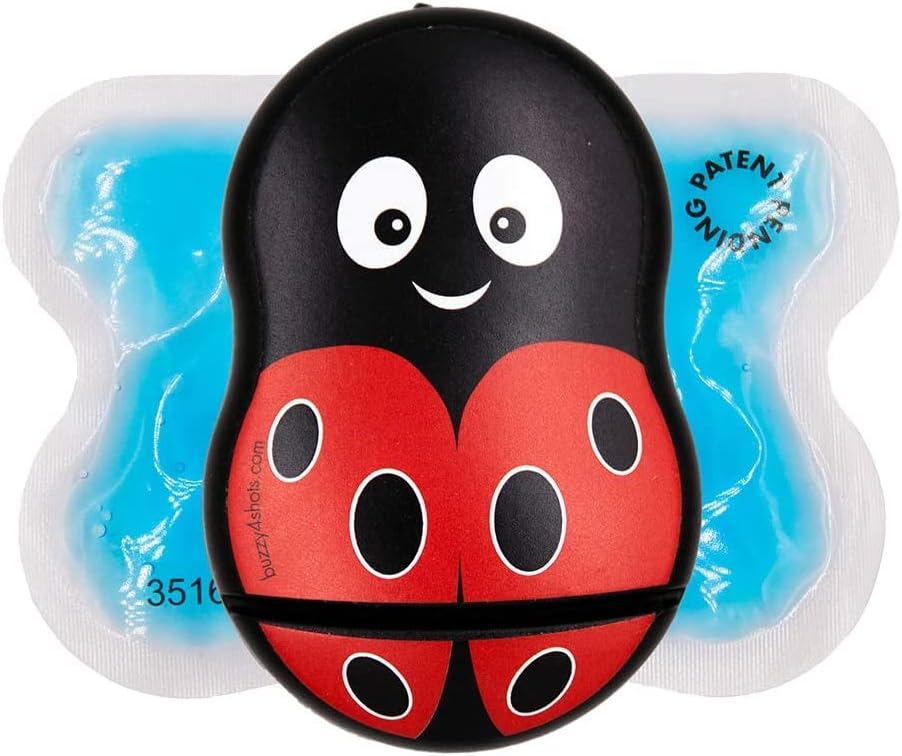 Buzzy Injection Pain Relief Device for IVF, Vaccines & Injections, Red
