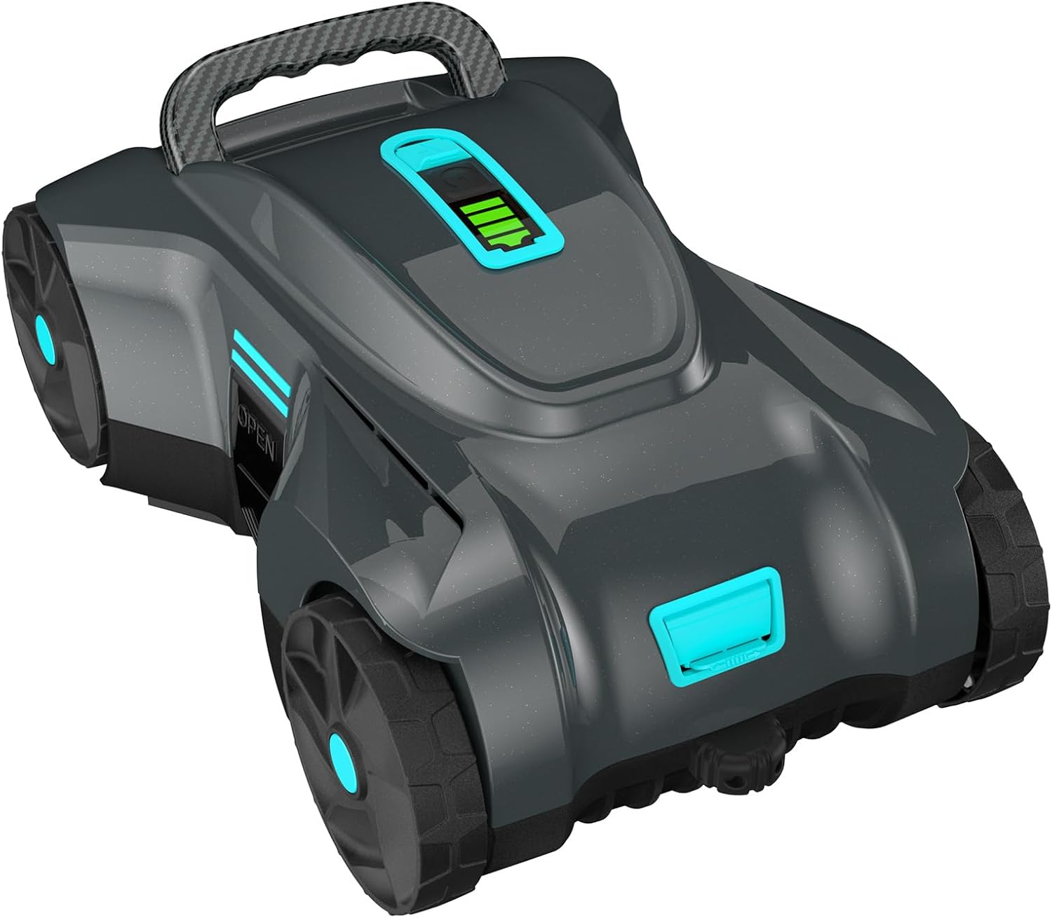 Winado Cordless Robotic Pool Cleaner, Automatic Vacuum for Above-Ground Pools, Self-Parking, 90 Mins Runtime for Pool Up to 650 sq.ft.